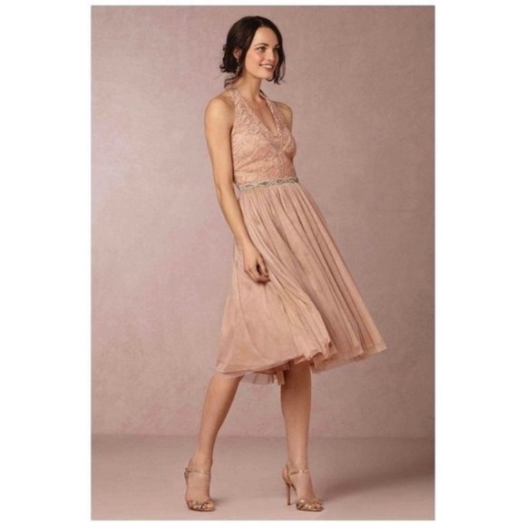 NWT Donna Morgan Tessa Feather
Pink Rose Dress - Picture 1 of 8